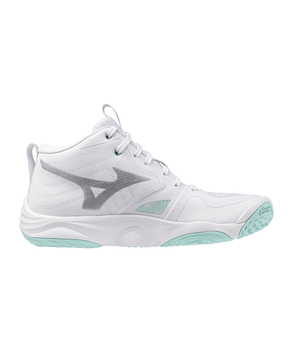 Mizuno Wave Momentum Elite Mid Damen Weiß F45 - weiss