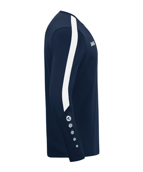 JAKO Power Sweatshirt Blau Weiss F900 - blau