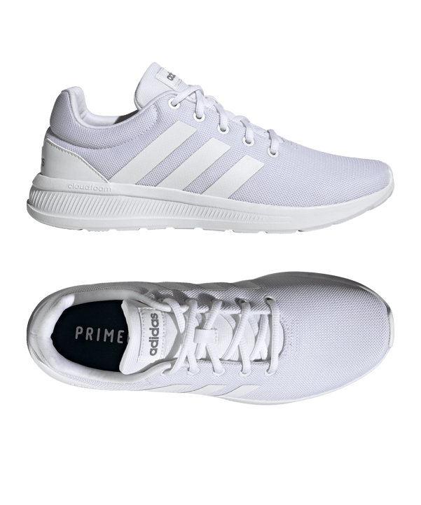 adidas Lite Racer CLN 2.0 Running Weiss Grau - weiss