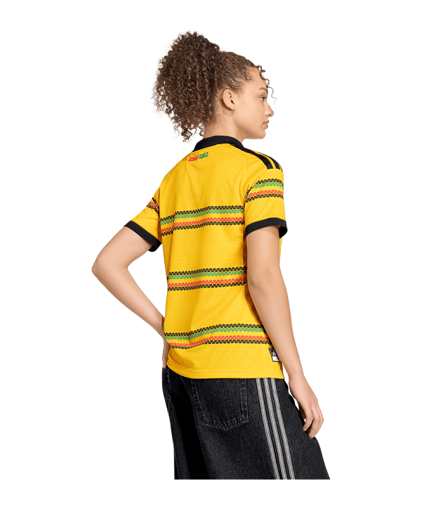adidas Jamaica x Bob Marley Maglietta Home 2026 Donna Giallo - giallo