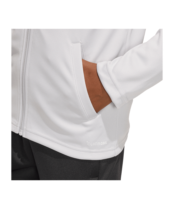 adidas Entrada 26 Trainingsjacke Kids Grau - grau