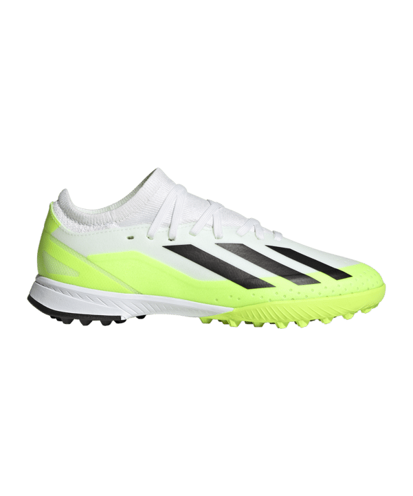 adidas X Crazyfast.3 TF Crazyrush Kids Weiss Schwarz Gelb - weiss