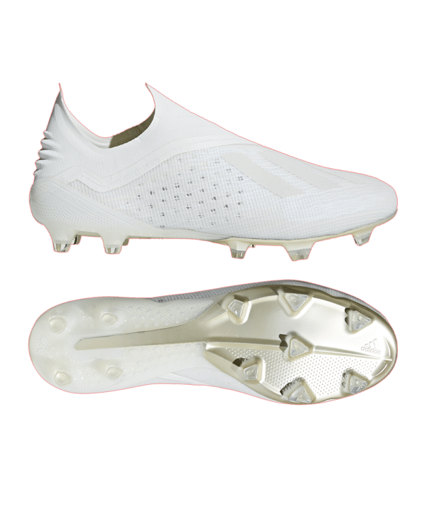 adidas X 18+ FG Weiss - weiss
