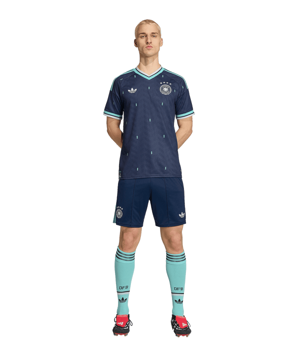 adidas DFB Germania Pantaloncini Away CM 2026 Blu - blu