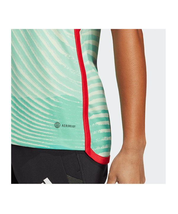 adidas Ungarn Trikot Away 2023 Damen Grün - gruen