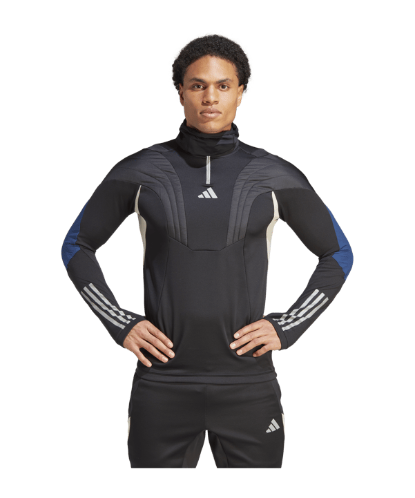 adidas Tiro 23 Competition Trainingstop Winter Schwarz Beige - schwarz