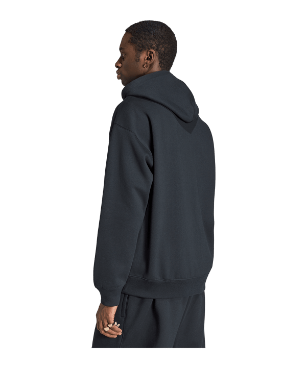 adidas Originals Trefoil Essentials Loose Kapuzenjacke Schwarz - schwarz