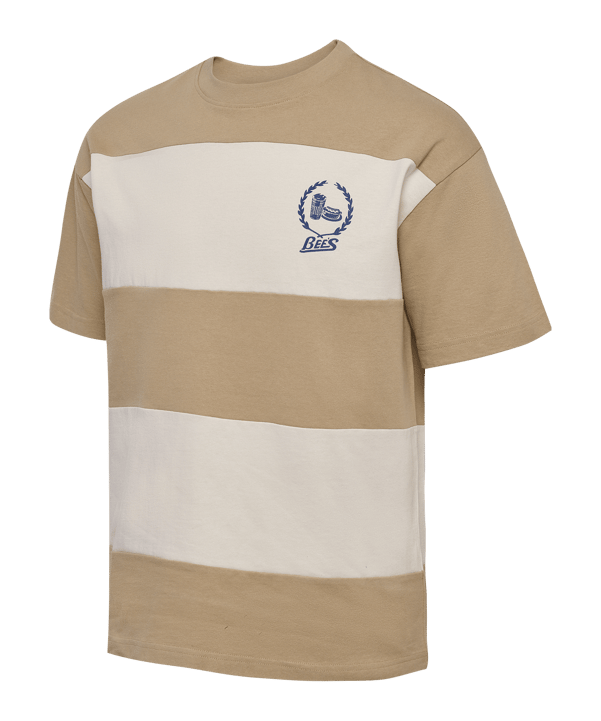 Hummel Loose Bees Stripe T-Shirt Weiß F9352 - weiss