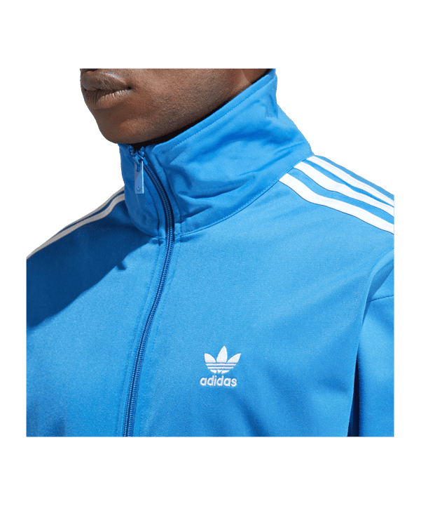 adidas Originals Firebird Jacke Blau Weiss - blau