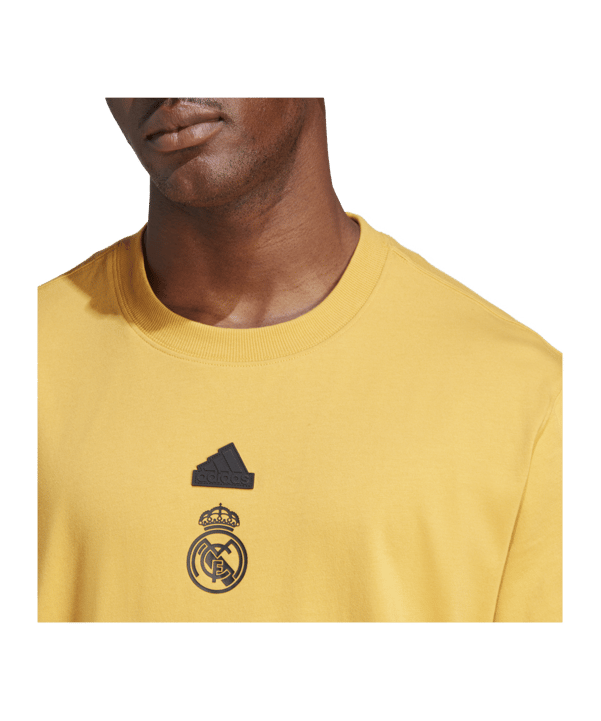 adidas Real Madrid Oversize T-Shirt Gelb - gelb