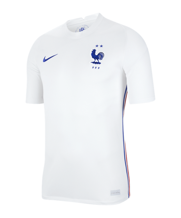 Nike Frankreich Trikot Away EM 2020 Weiss F100 - weiss