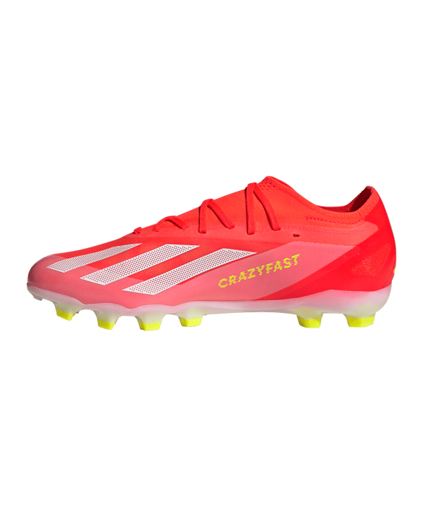 adidas X Crazyfast Pro FG Energy Citrus Rot Weiss Gelb - rot