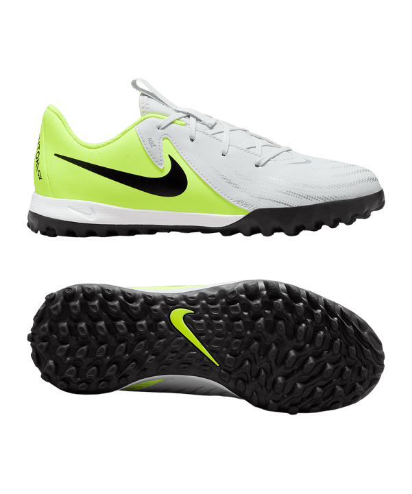 Nike Jr Phantom GX II Academy TF Mad Voltage Kids Silber Schwarz F003 - silber