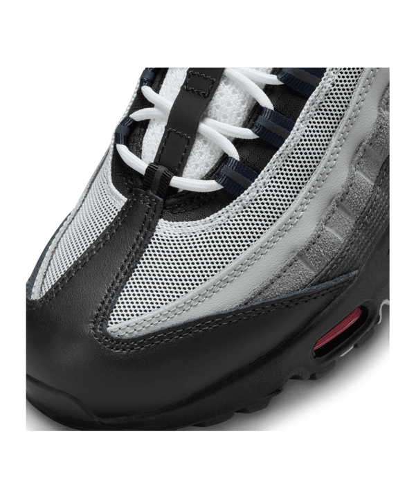 Nike Air Max 95 Schwarz Rot Grau F007 - schwarz