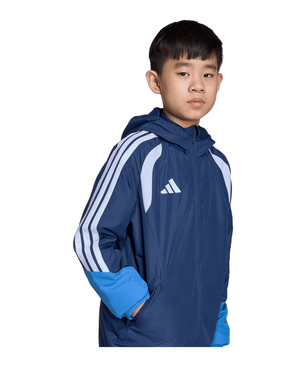 adidas Tiro 26 Competition Jas Kids Donkerblauw - blauw