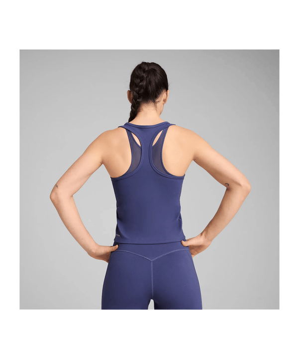 PUMA Cloudspun Mesh 2in1 Tanktop Damen Blau F46 - blau