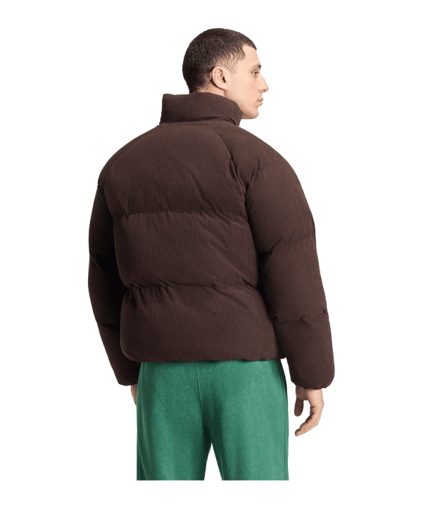 adidas Originals Corduroy Puffer Giacca Marrone - marrone