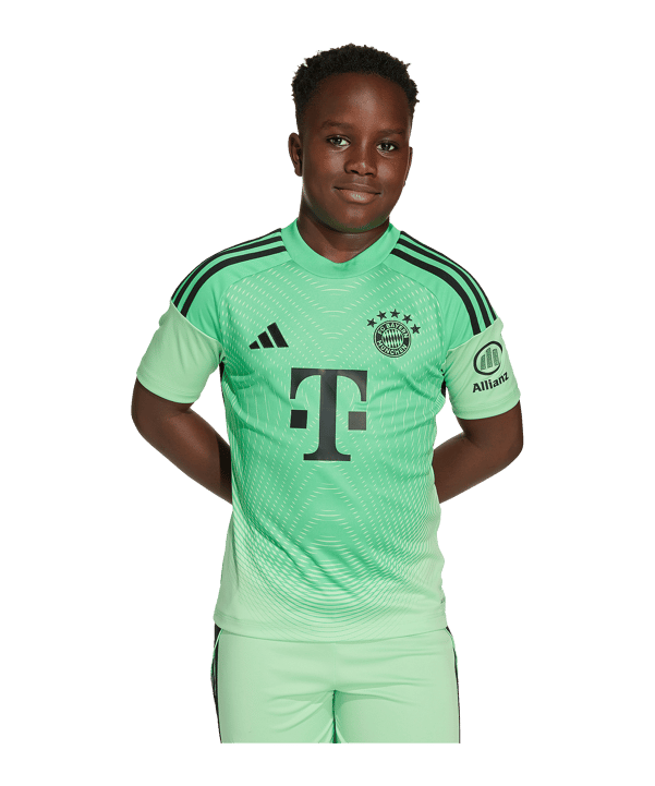 adidas FC Bayern München Torwarttrikot 2025/2026 Kids Grün - gruen