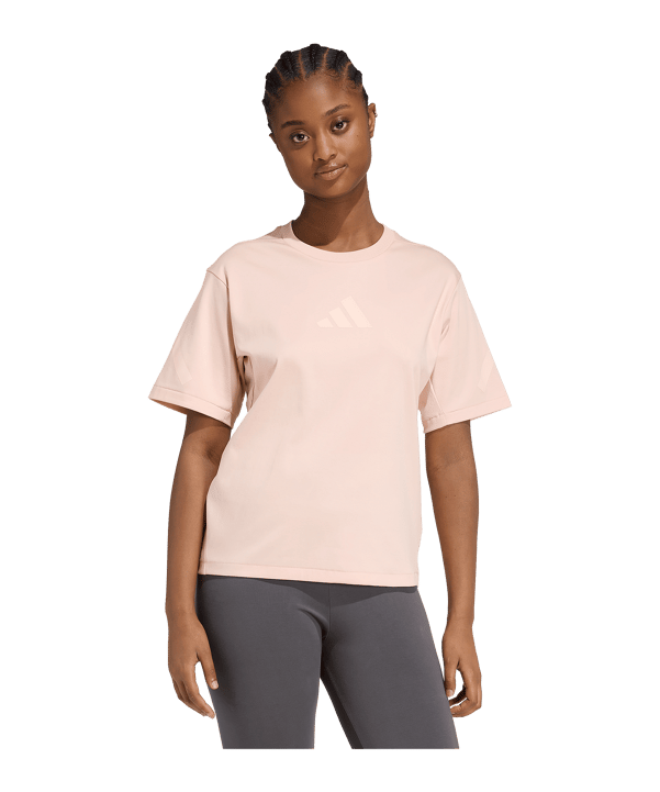 adidas Z.N.E. T-Shirt Damen Rosa - rosa