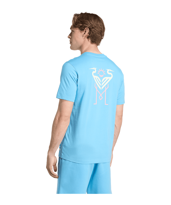 adidas Inter Miami T-Shirt Blau - blau
