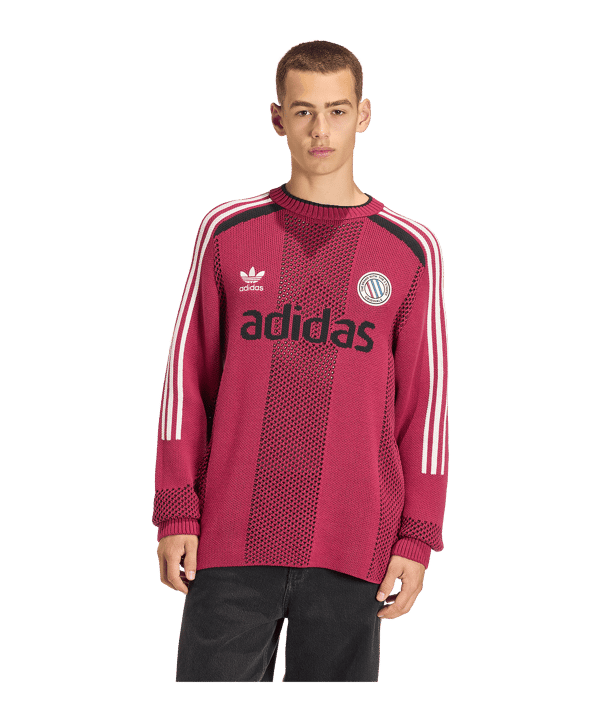 adidas Originals Blokecore Longsleeve Rot - rot