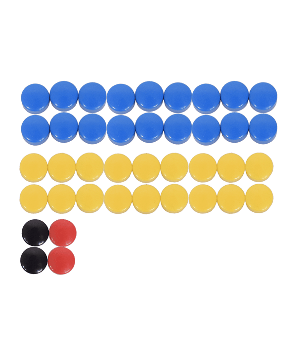 Cawila Premium Magnet Set 10mm Gelb Blau - gelb