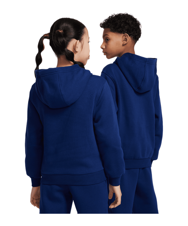 Nike Club Fleece Erling Haaland Hoody Kids Blau F492 - blau