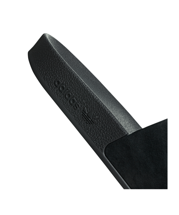 adidas Originals Adilette Badelatsche Damen Schwarz Weiss - schwarz