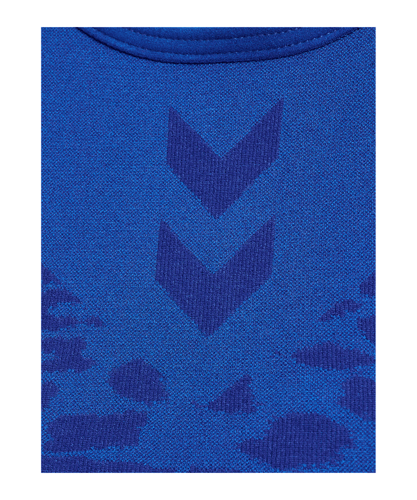 Hummel Mt Leo Seamless Sport-BH Sport-BH Damen Blau F7334 - blau