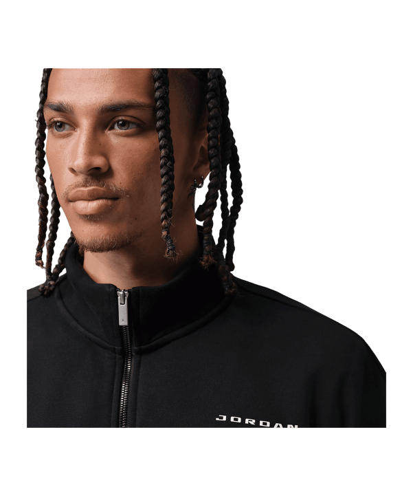 Jordan Flight Fleece 1/4 Zip Top Nero C010 - nero