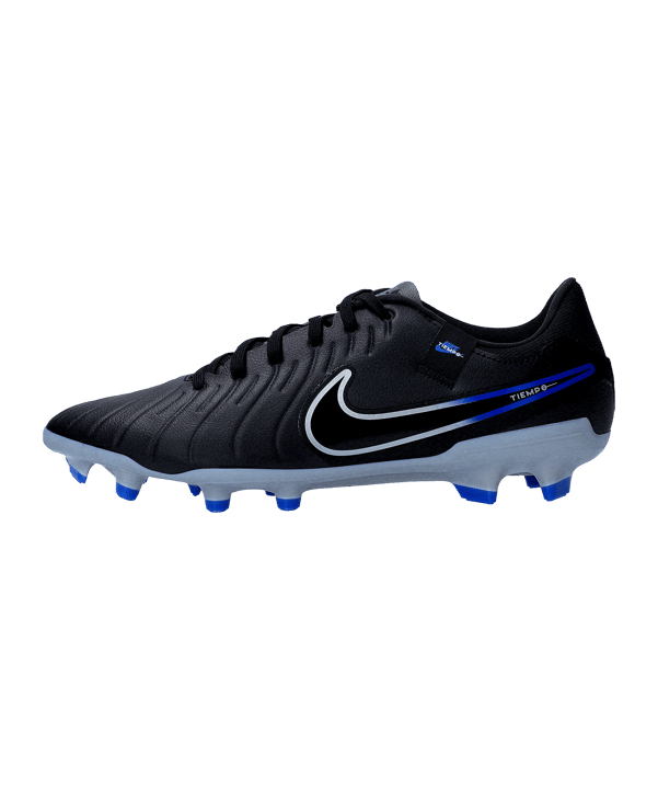 Nike Tiempo Legend X Academy FG/MG Shadow Schwarz Silber Blau F040 - schwarz