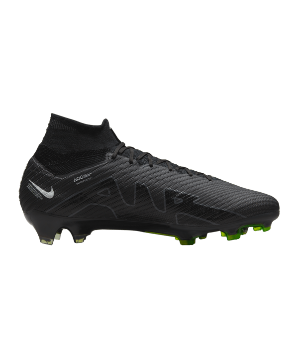 Nike Air Zoom Mercurial Superfly IX Shadow Elite FG Schwarz Grau F001 - schwarz