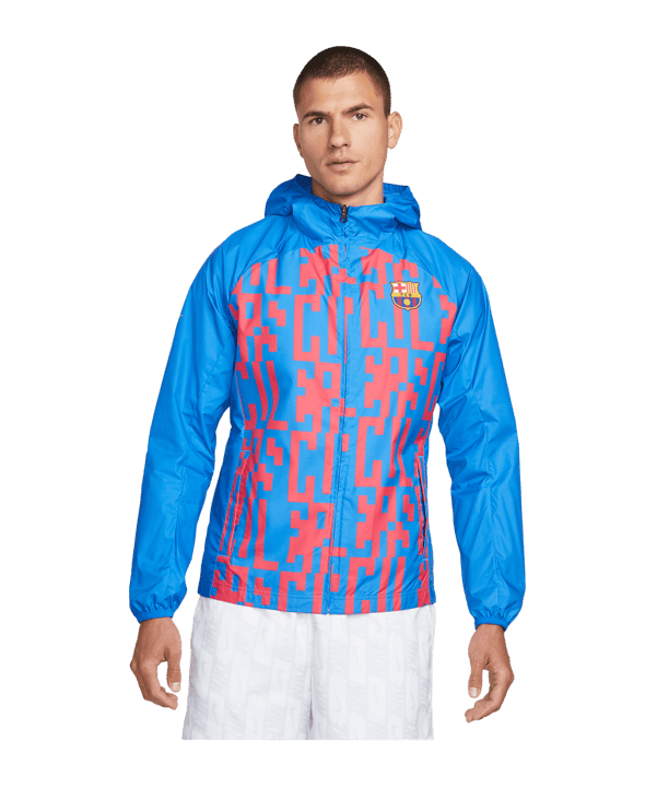Nike FC Barcelona Trainingsjacke Blau F403 - blau