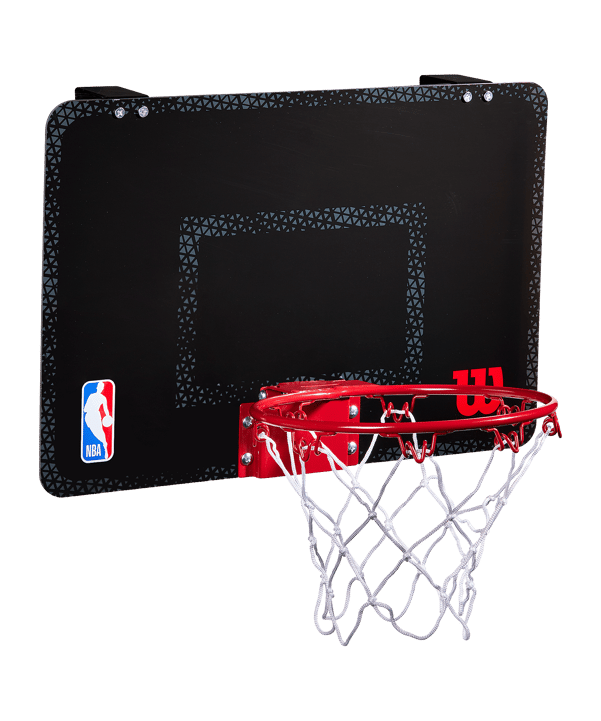 Wilson NBA Forge Mini Hoop Mini Panier De Basket Noir - noir