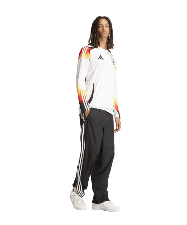 adidas DFB Deutschland Trikot langarm Home EM 2024 Weiss - weiss
