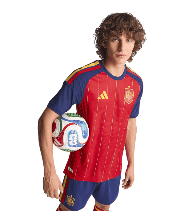 adidas Spanien Authentic Trikot Home WM 2026 Rot - rot