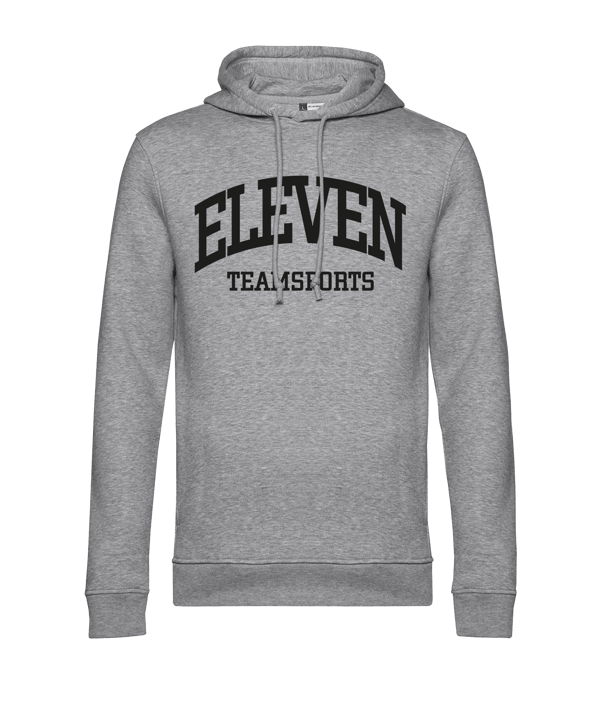 11teamsports ELEVEN Hoody Grau Schwarz - grau