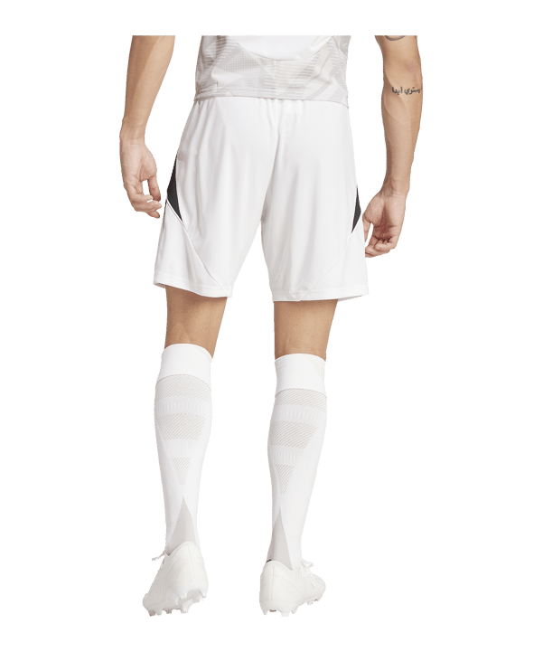 adidas Tiro 24 Short Weiss Schwarz - weiss