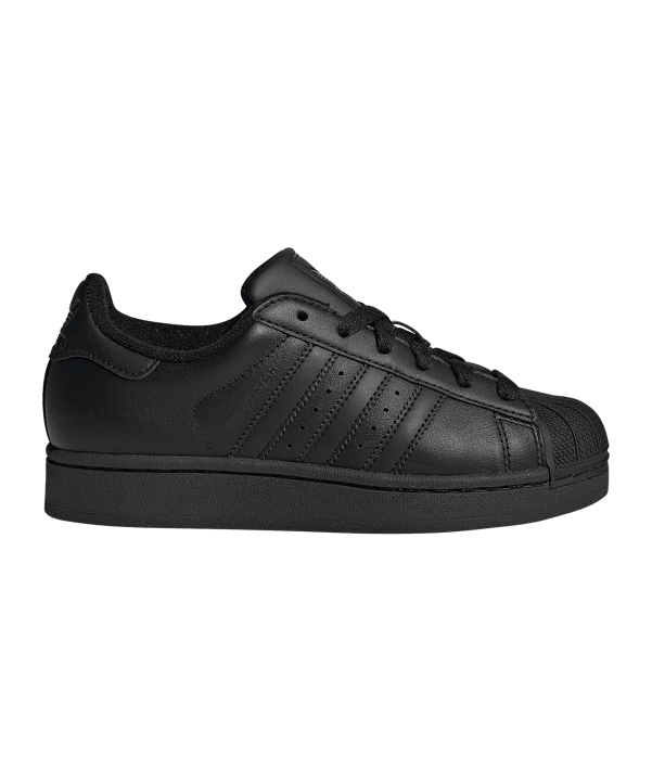 adidas Originals Superstars II Kids Schwarz - schwarz