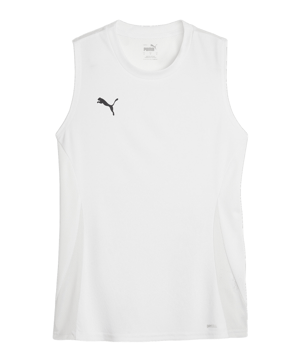 PUMA teamGOAL Tanktop Damen Weiss Schwarz F04 - weiss