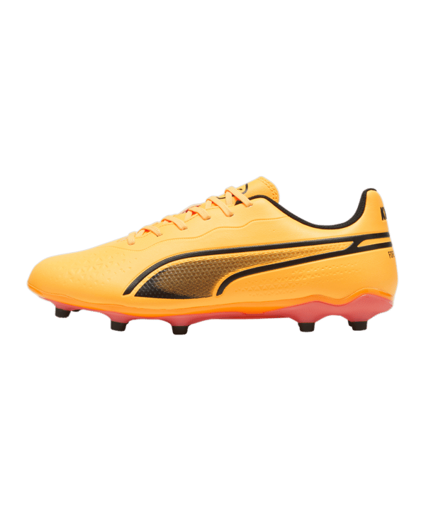 PUMA KING Match FG/AG The Forever Faster Orange Schwarz F05 - orange