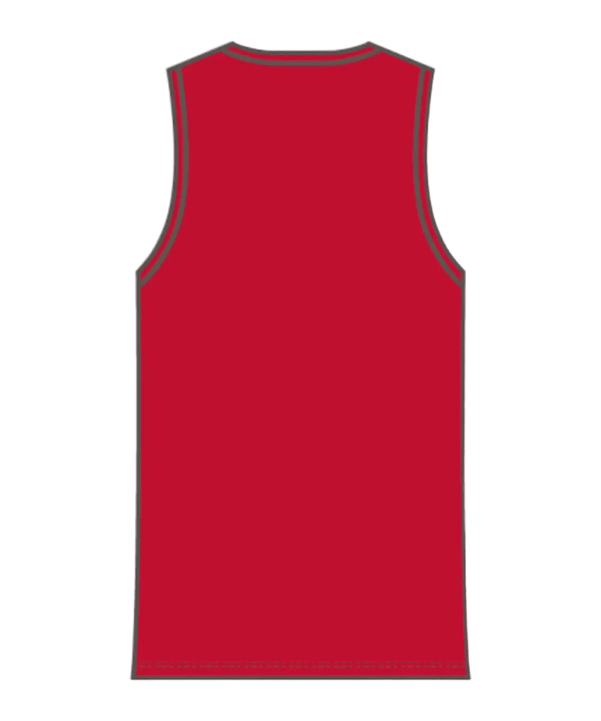 Nike Team 25 Basketball Stock Reversible Maglietta Donna Rosso C657 - rosso