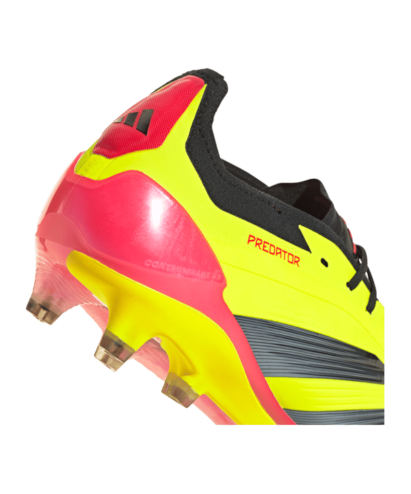 adidas Predator Elite FG Energy Citrus Gelb Schwarz Rot - gelb