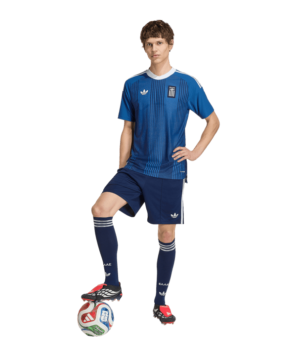 adidas EPO Griechenland Authentic Trikot Away 2026 Blau - blau