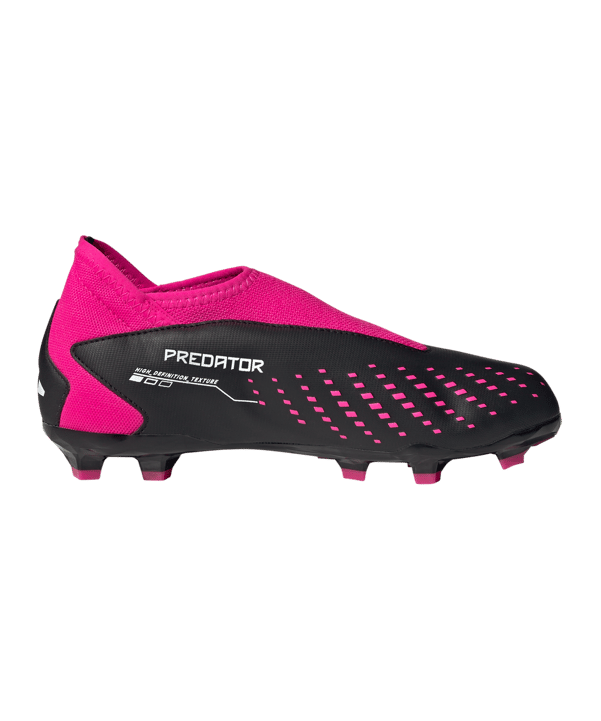adidas Predator Accuracy.3 LL FG Own Your Football Kids Schwarz Weiss Pink - schwarz