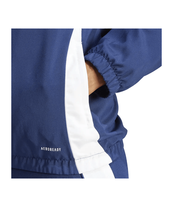 adidas Tiro 24 Windbreaker donna blu bianco - blu