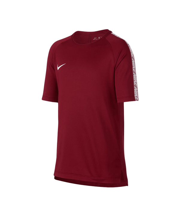 Nike Breathe Squad Football Top kurzarm Kids F608 - rot