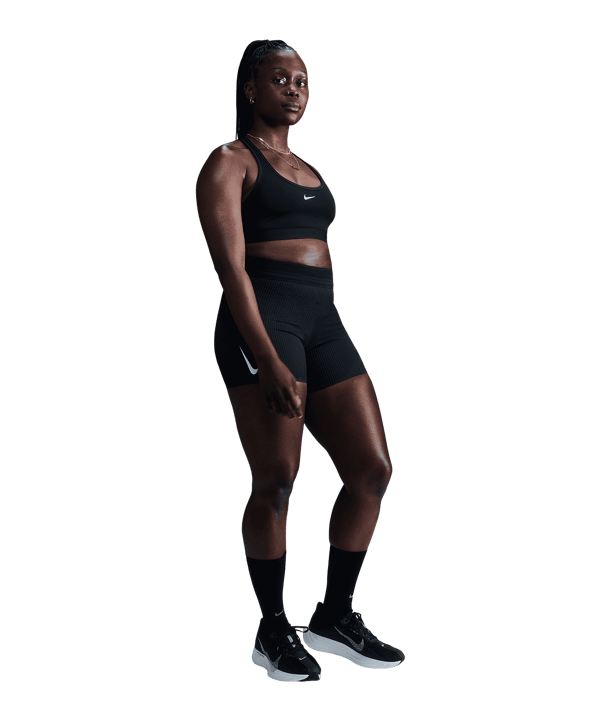 Nike AeroSwift 3in Laufshort Damen Schwarz F010 - schwarz