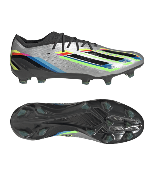 adidas X Speedportal.1 FG Beyond Fast Silber Schwarz Gelb - silber