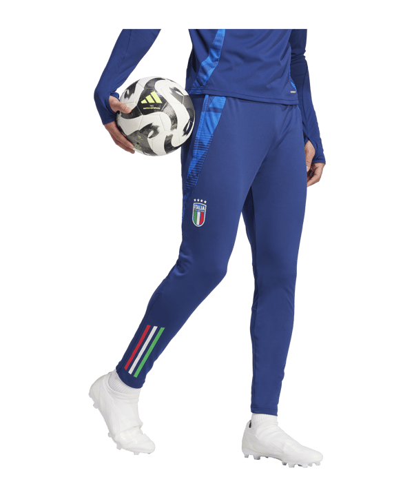 adidas Italien Trainingshose EM 2024 Blau - blau